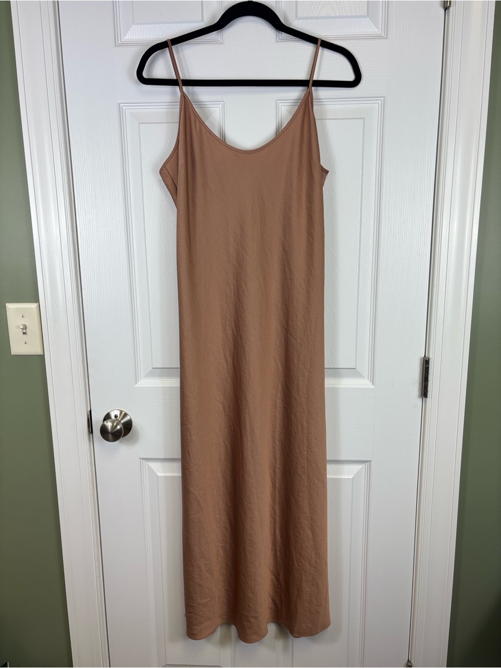 NWT Jenni Kayne blush everyday bias cut satin slip dress sz lg - Picture 4 of 7